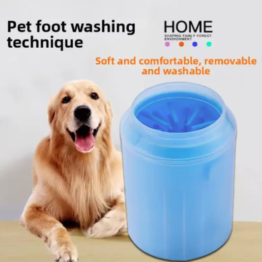 Nettoyeur de Pattes pour Chiens et Chats en Silicone Souple - Gobelet de Nettoyage Portable